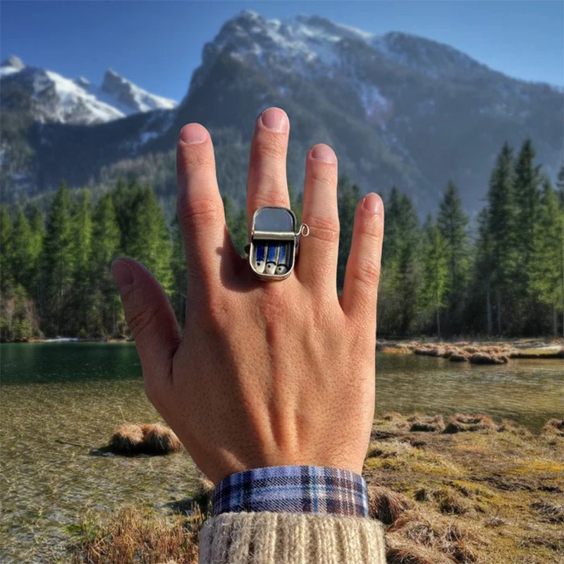 Canned Sardines Adjustable Ring/Necklace