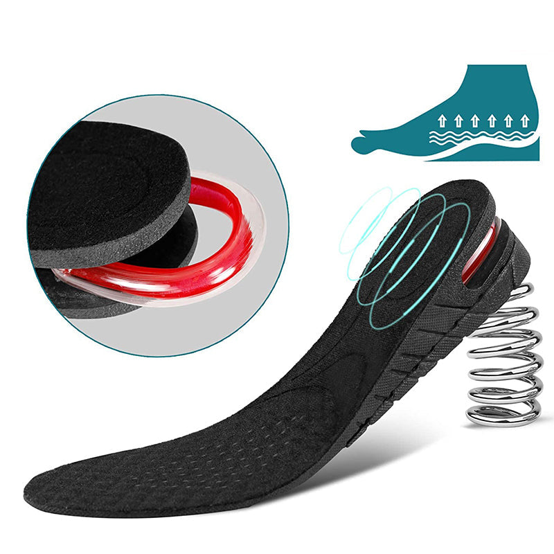 Air Cushion Shock-Absorbing Height-Increasing Insole