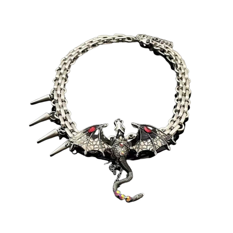 Imprisoned Flying Dragon Necklace