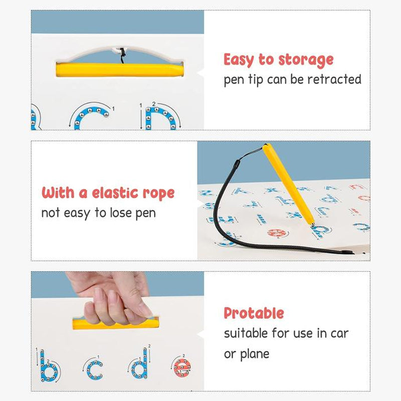 2-in-1 Double Sided Magnetic Alphabet Edition