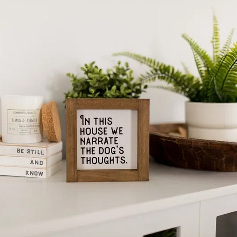 Pet Slogan Home Decorations