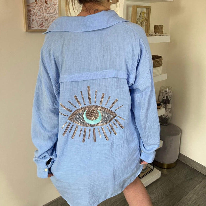 Evil Eye Pattern Shirt