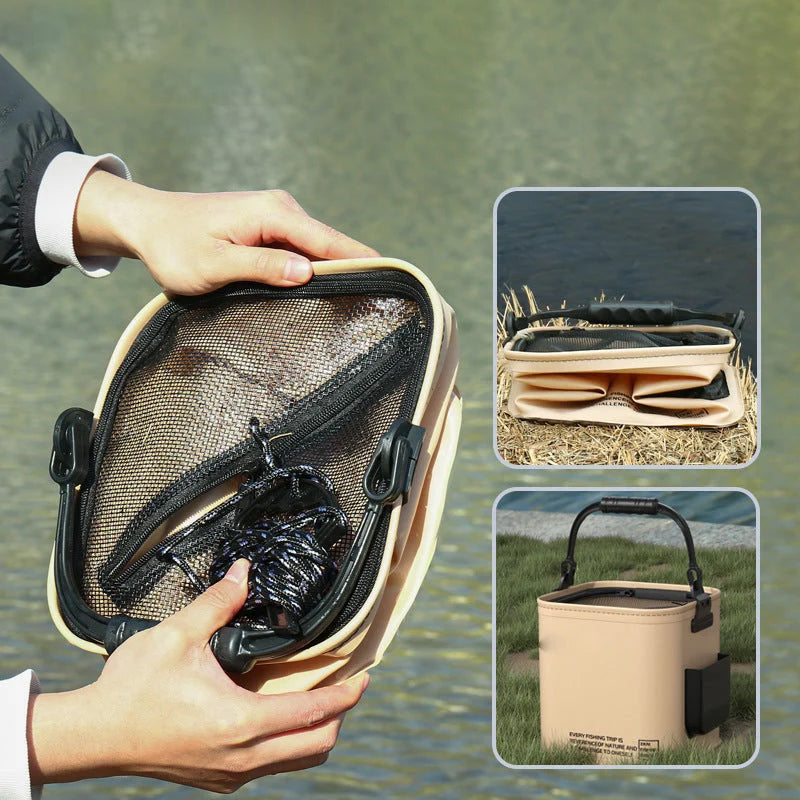 Multifunctional Foldable Fish Bucket