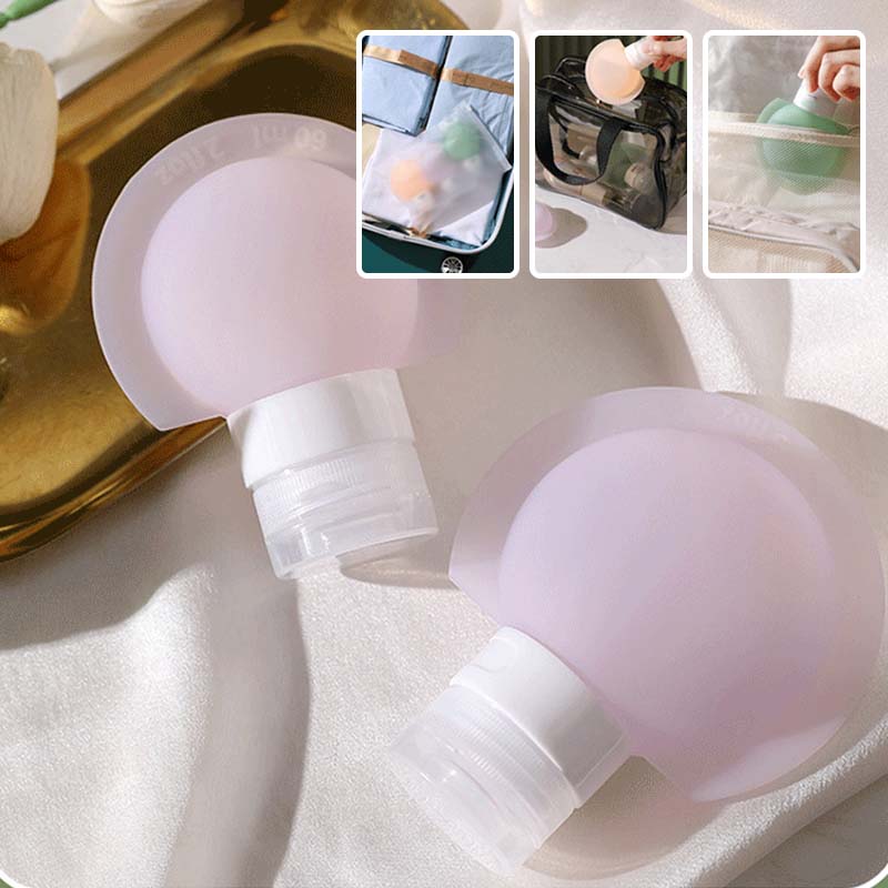 Portable Large Diameter Silicone Travel Bottle