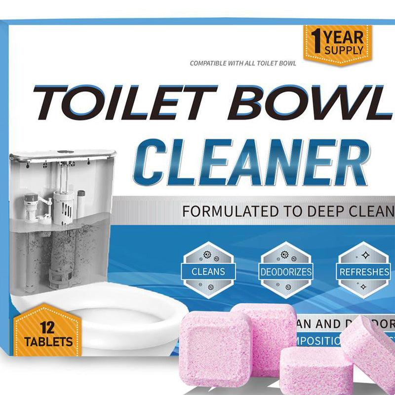 Toilet cleaning effervescent tablets - 12 Tablets