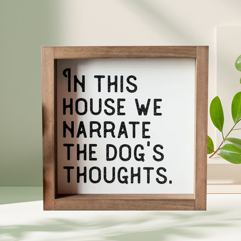 Pet Slogan Home Decorations