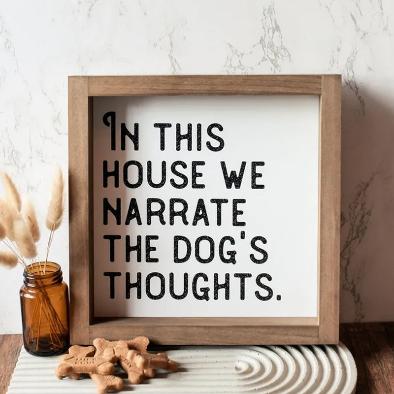 Pet Slogan Home Decorations