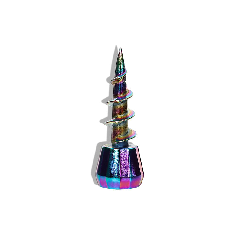 Metal Screw-Shaped Hookah Bowl