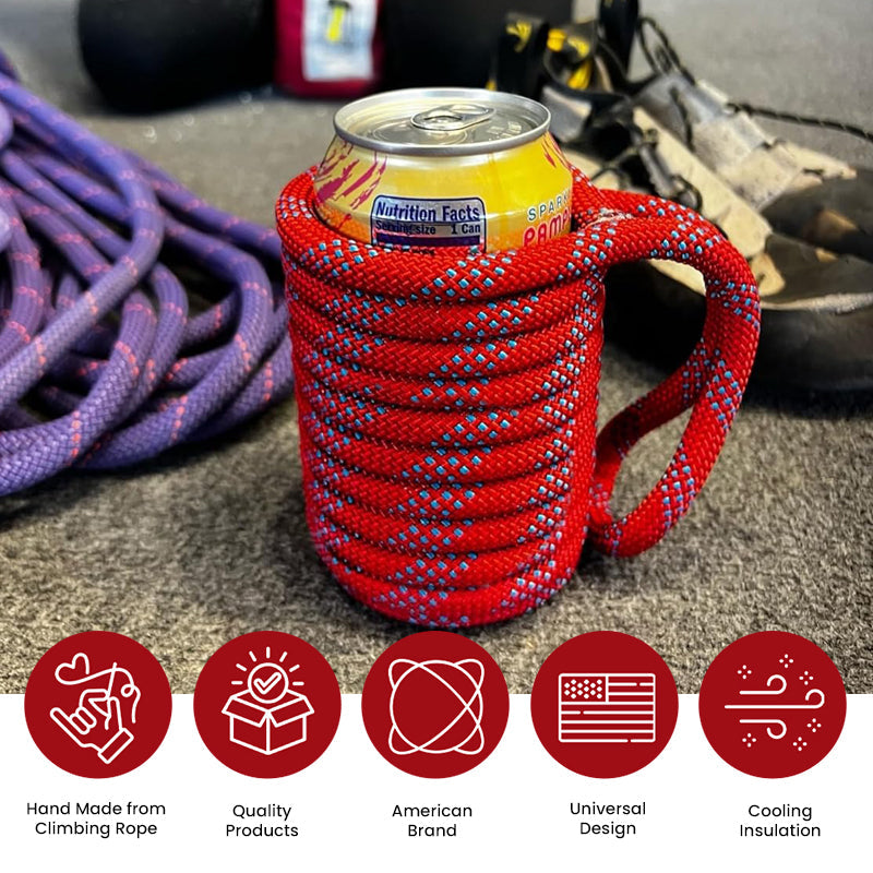 Recycled Rock Climbing Rope Can Cozy