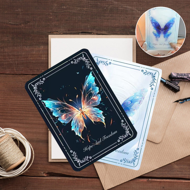 Dynamic 3D fluttering butterfly Tarot (5 PCS)