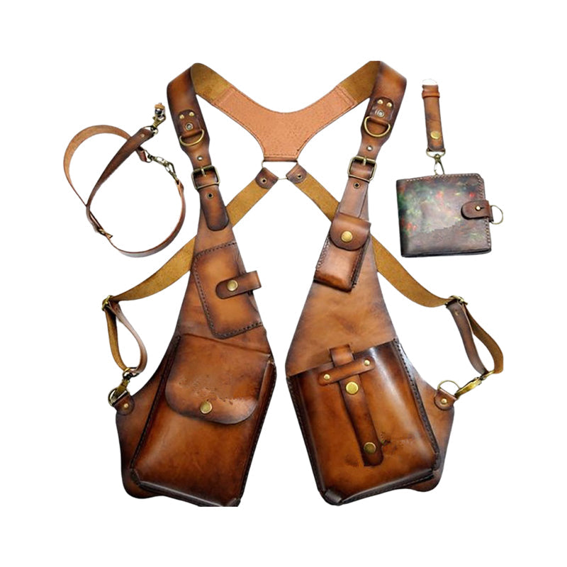 Medieval Steampunk Retro Strap Armpit Shoulder Bag