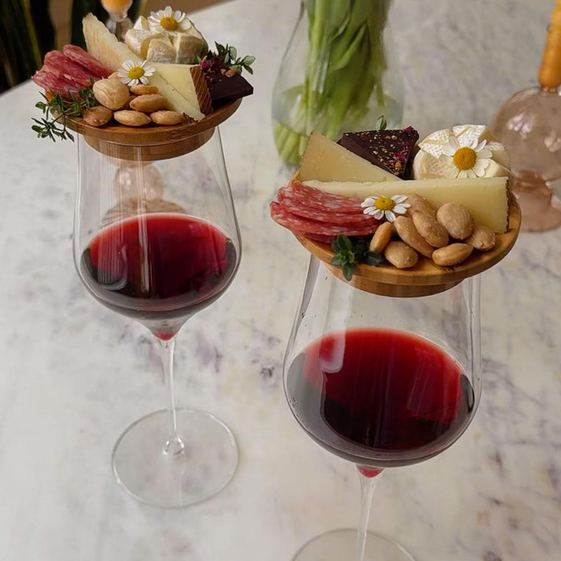 Wine Glass Charcuterie Topper