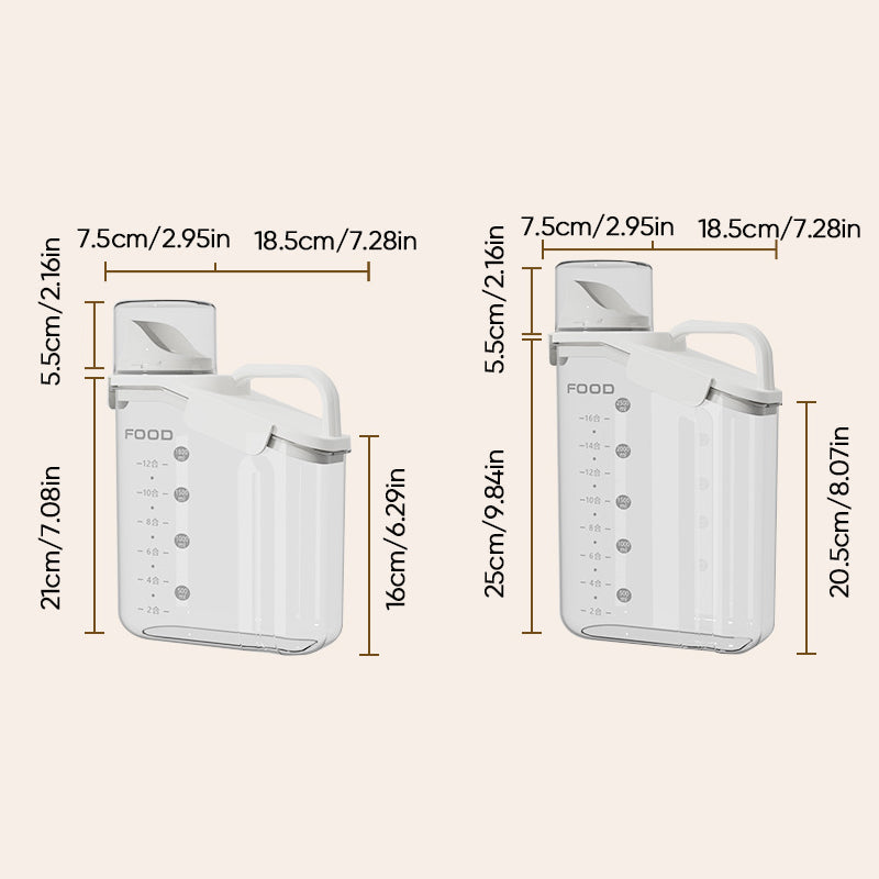 Clear Airtight Food Storage Containers