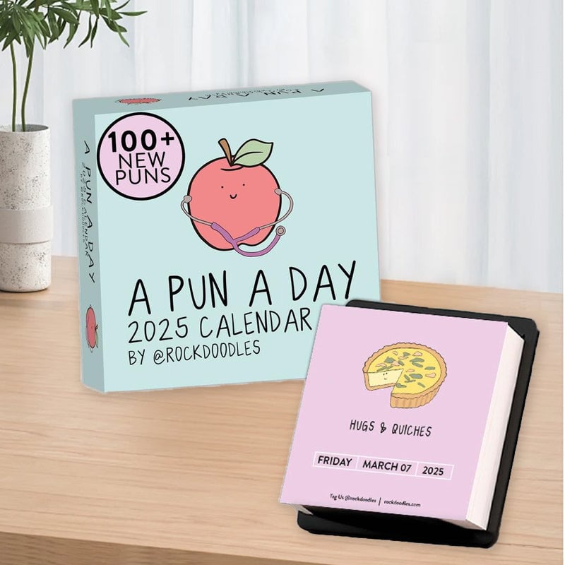 2025 A Pun A Day Desktop Calendar