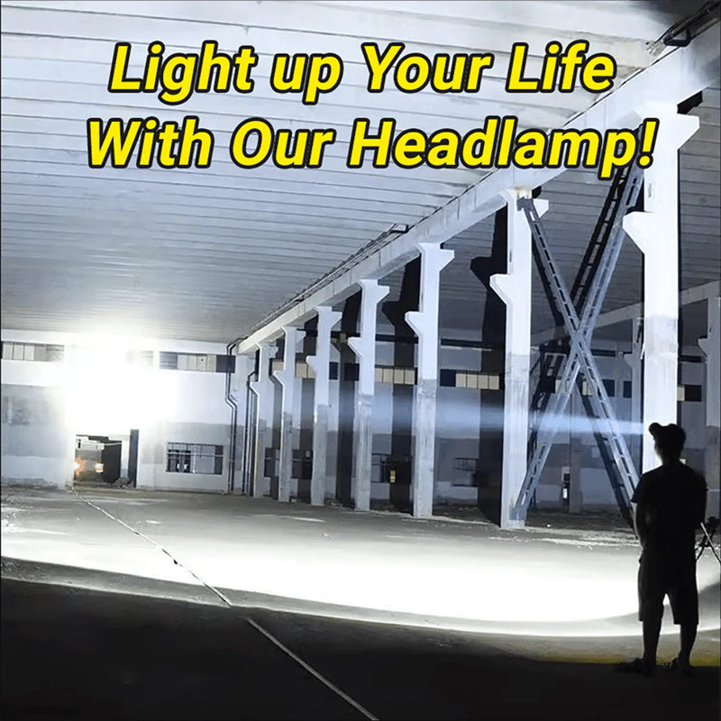 Head-Mounted Super Bright Flashlight