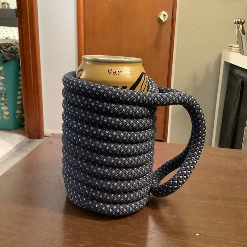 Recycled Rock Climbing Rope Can Cozy