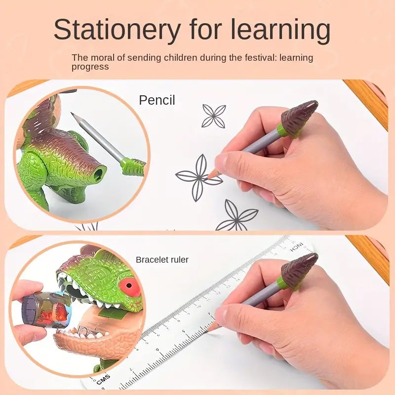 5-in-1 Dinosaur Stationery Set