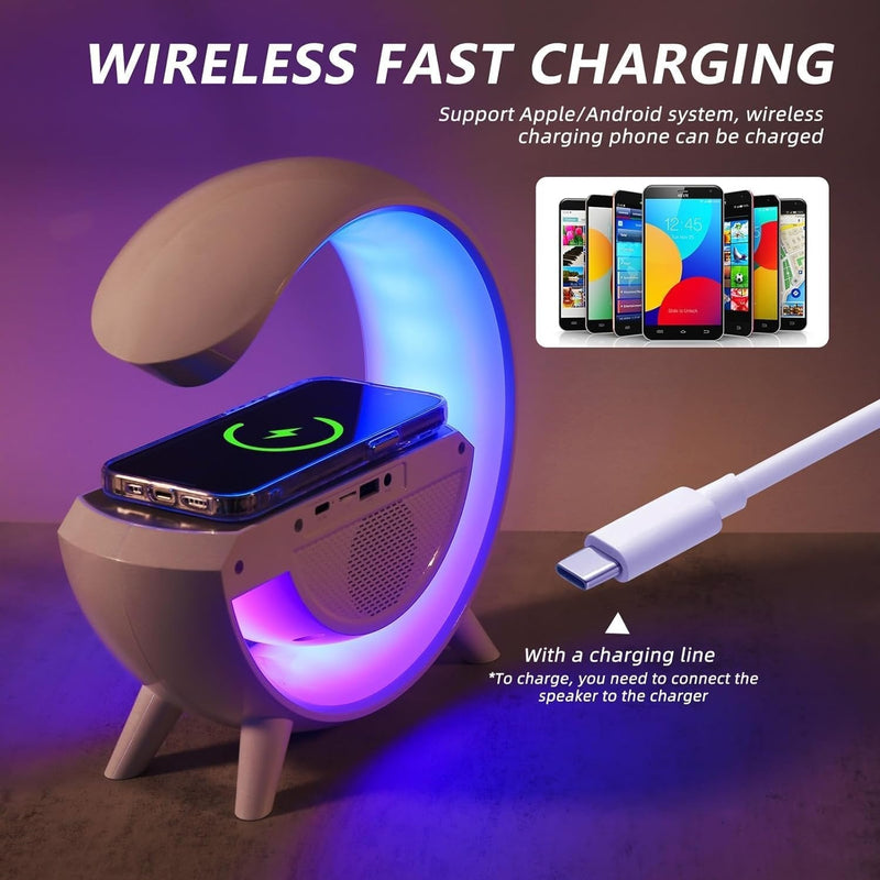 【Up to 55% Off】G-shaped Led Wireless Charging Speaker