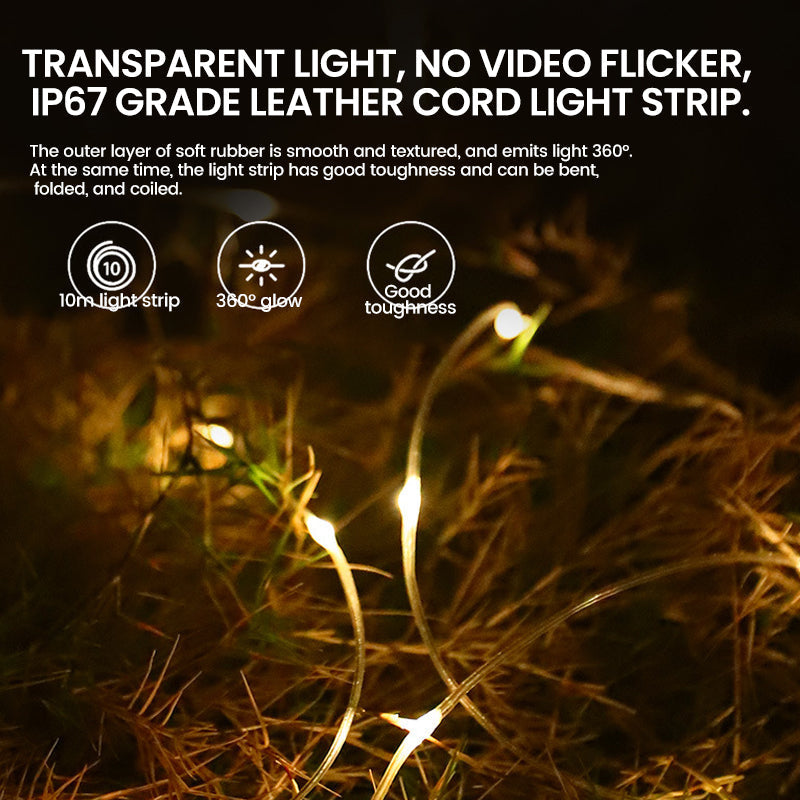 Outdoor Waterproof Portable Stowable String Light