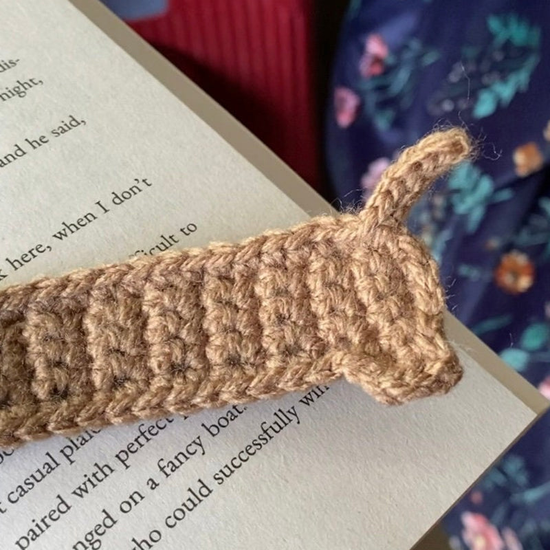 Crochet Dachshund Bookmark