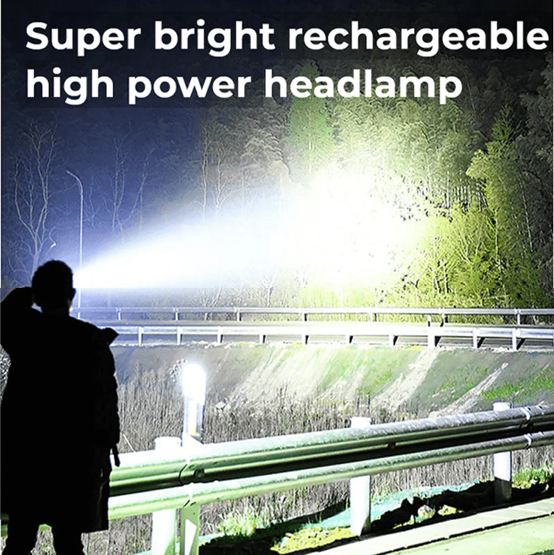 Head-Mounted Super Bright Flashlight