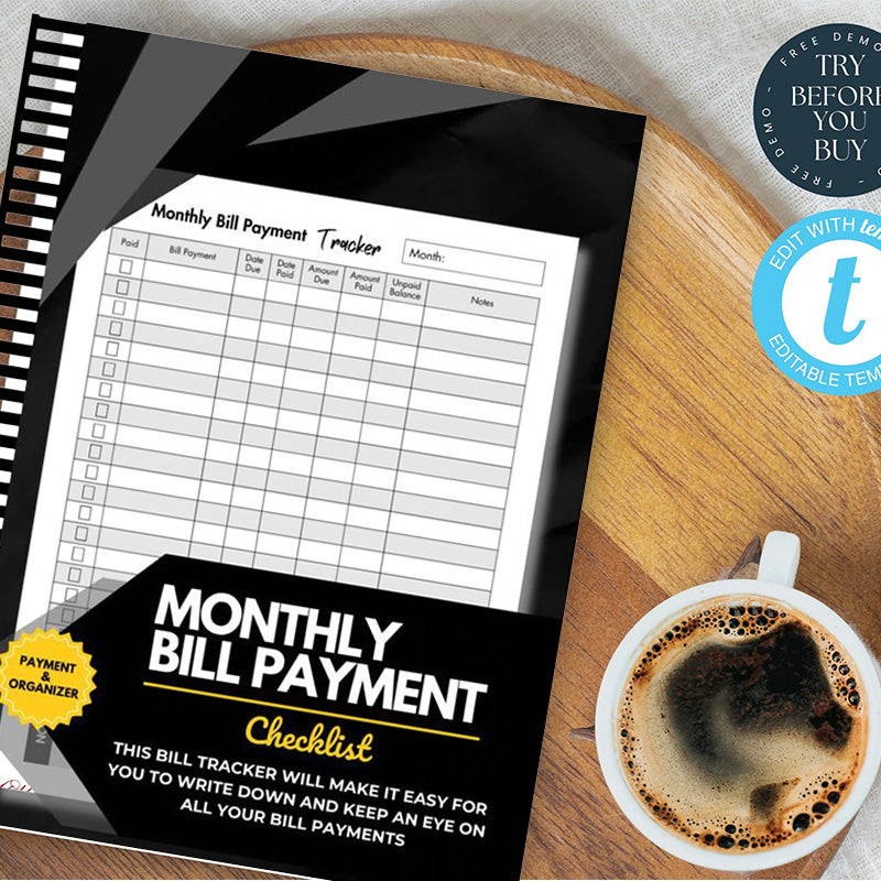 Bill Payment Management Book