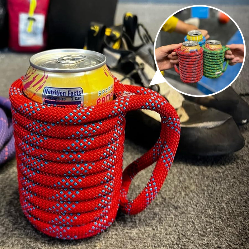 Recycled Rock Climbing Rope Can Cozy