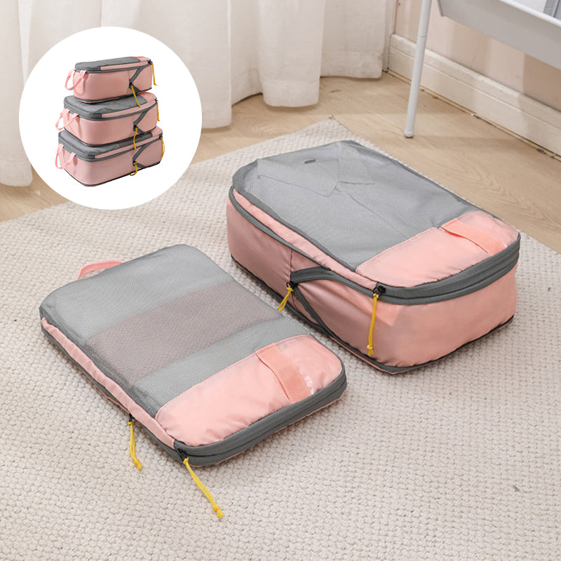 Compressed Packing Cubes Travel Storage Set