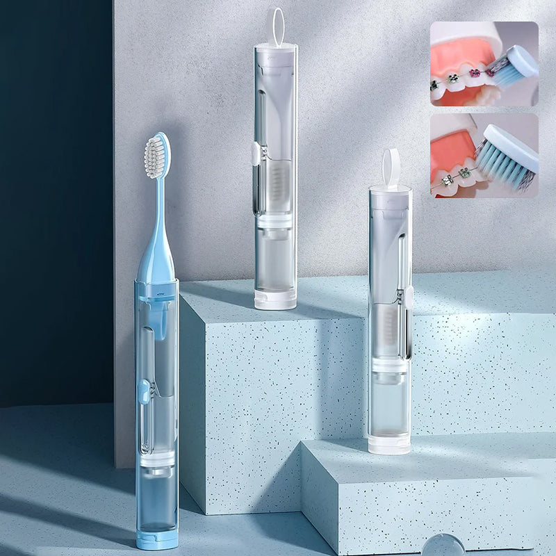 3-In-1 Travel Toothbrush