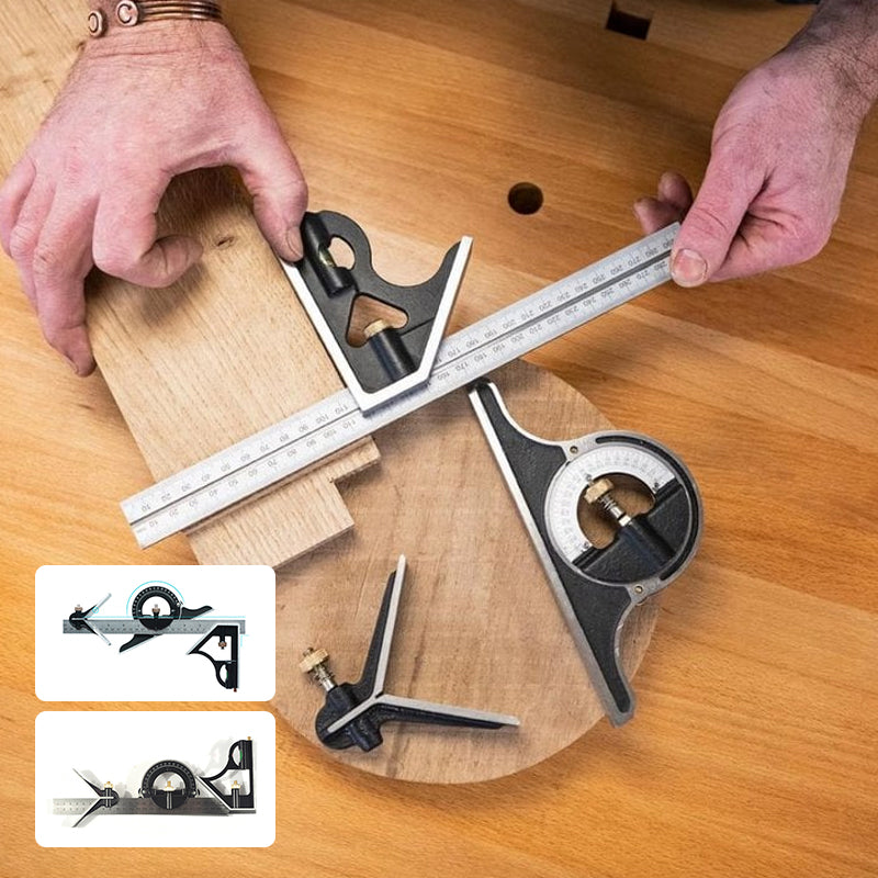 Multifunctional Combination of Movable Angle Ruler Set