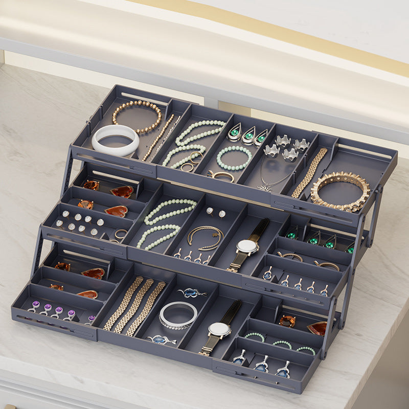 Multi-Level Expandable Smart Drawer Organizer