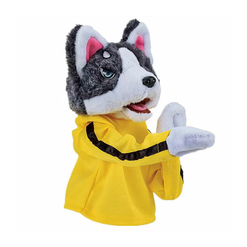 Plush Husky Gloves Doll