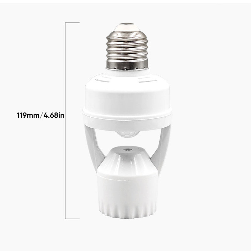 E27 Screw Sensor Lamp Head