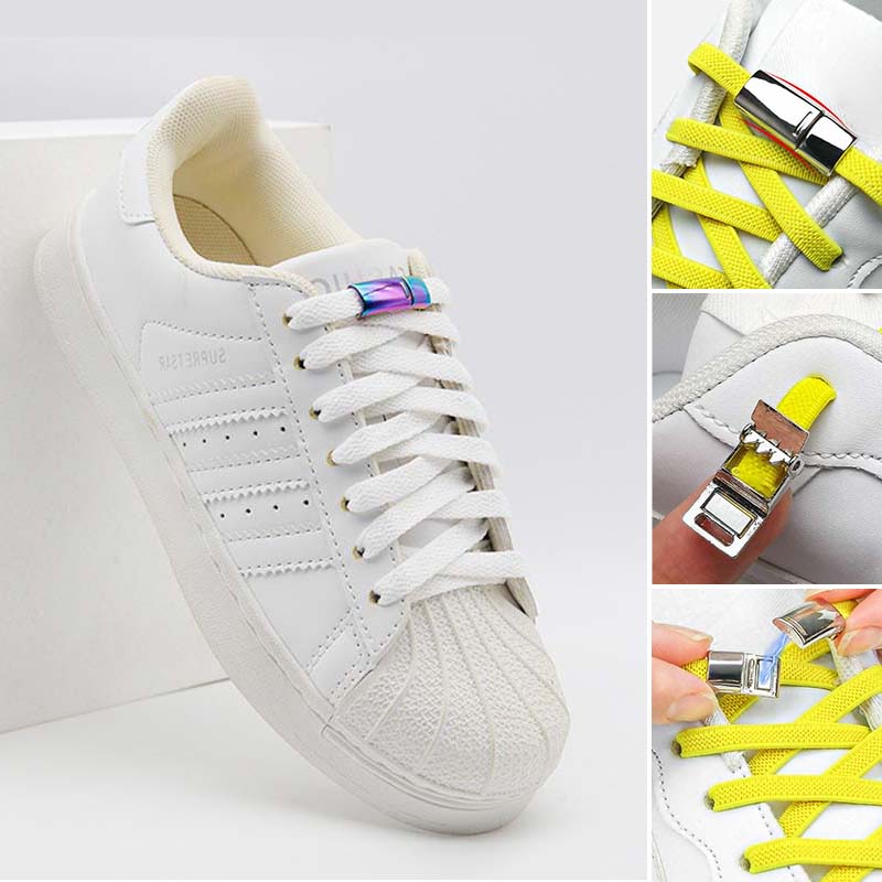 Magnetic Lazy Shoelace Metal Buckle