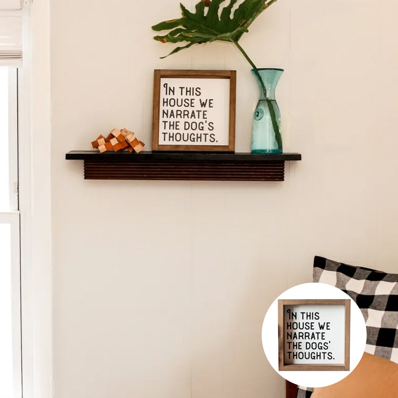 Pet Slogan Home Decorations