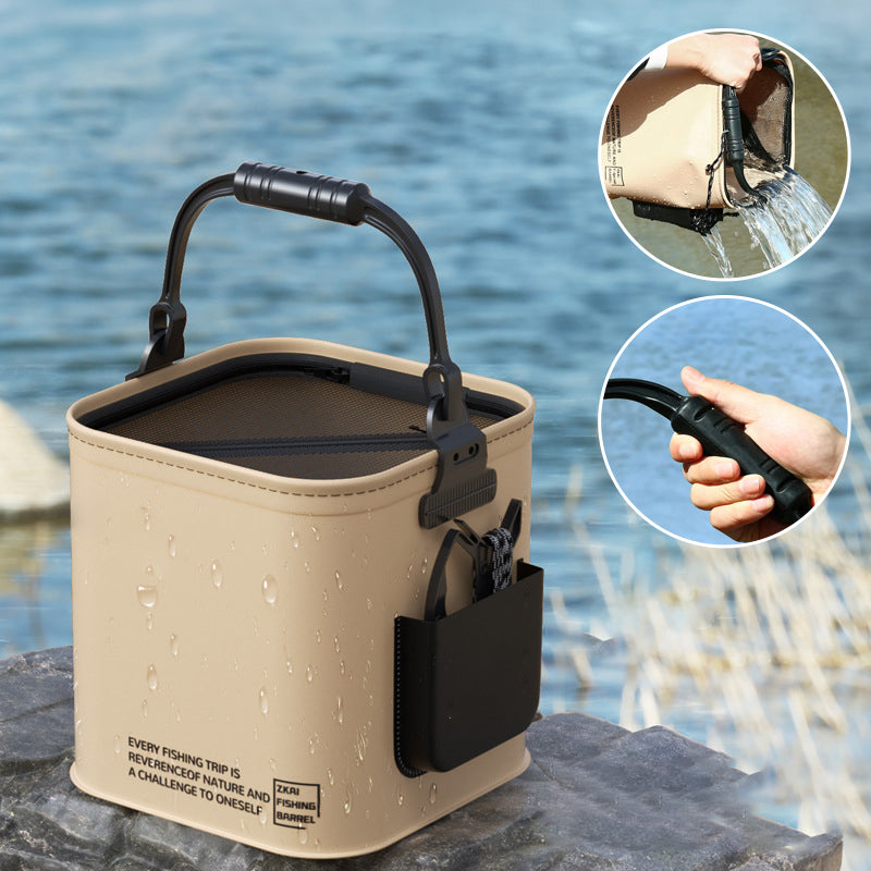 Multifunctional Foldable Fish Bucket