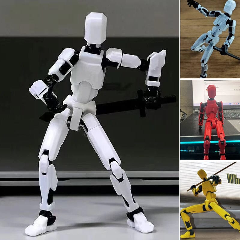 3D Printed Multi-Jointed Movable Robot