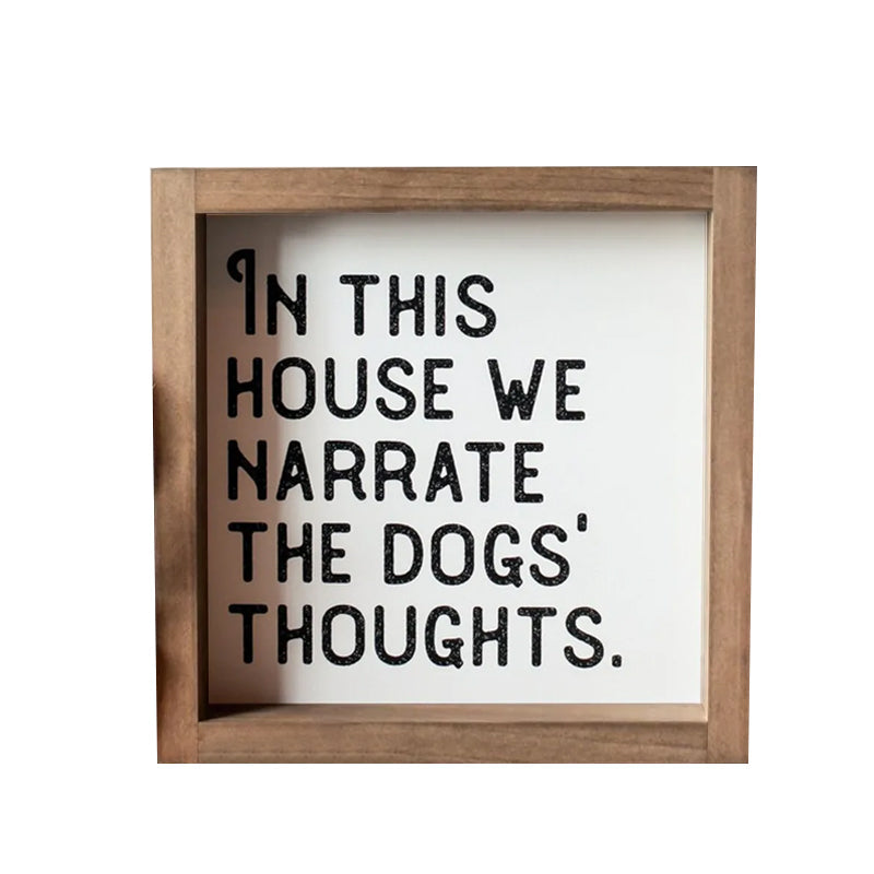 Pet Slogan Home Decorations