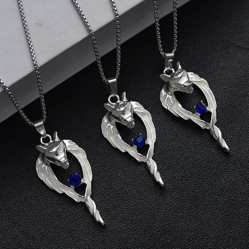 Glowing Wolf Necklace