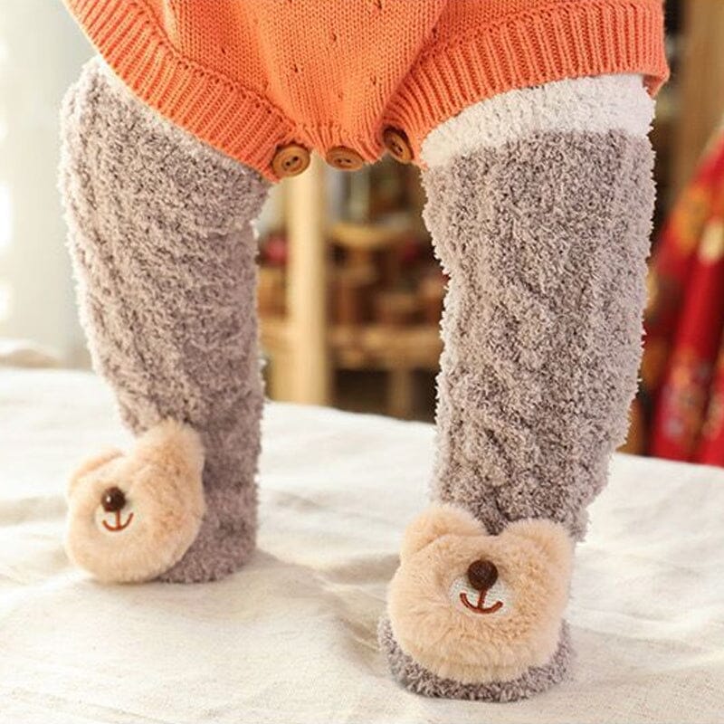 Baby Coral Fleece Knee Socks