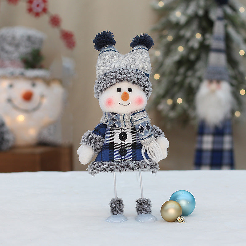 Christmas Blue New Fabric Doll