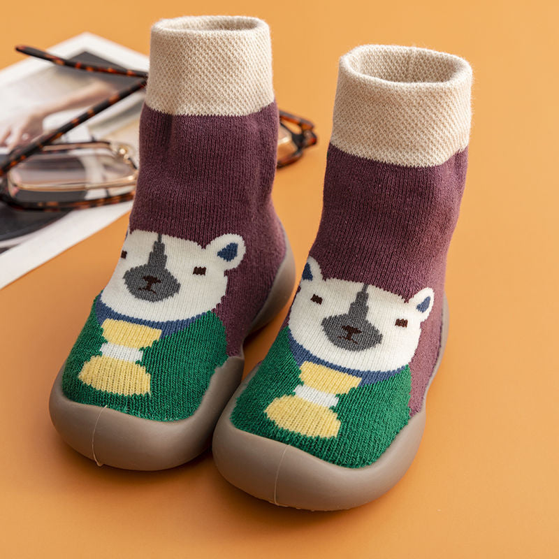 New Autumn And Winter Cartoon Sock Shoes