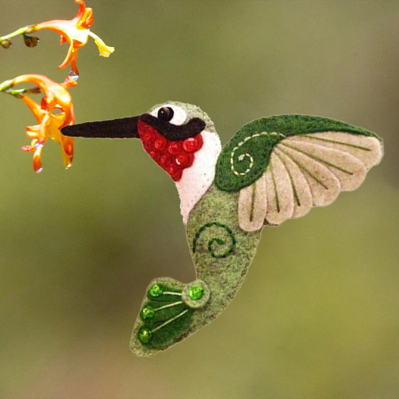 Felt Bird Ornament