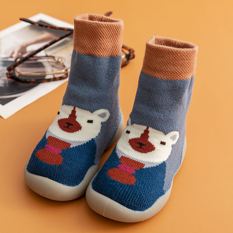 New Autumn And Winter Cartoon Sock Shoes