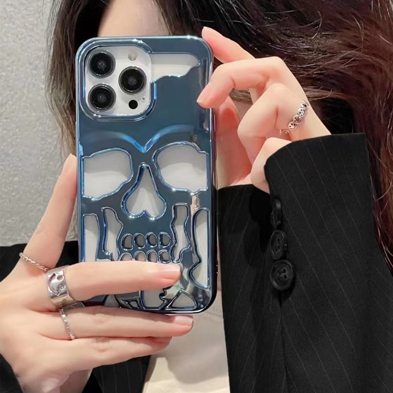 Electroplating Skull iPhone Case