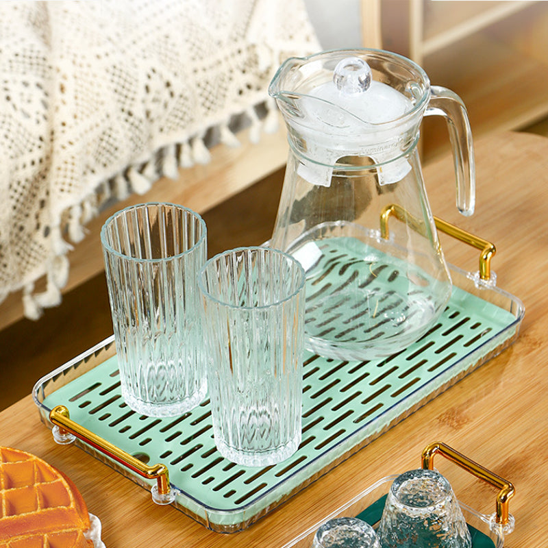 Light Luxury Draining Tea Tray