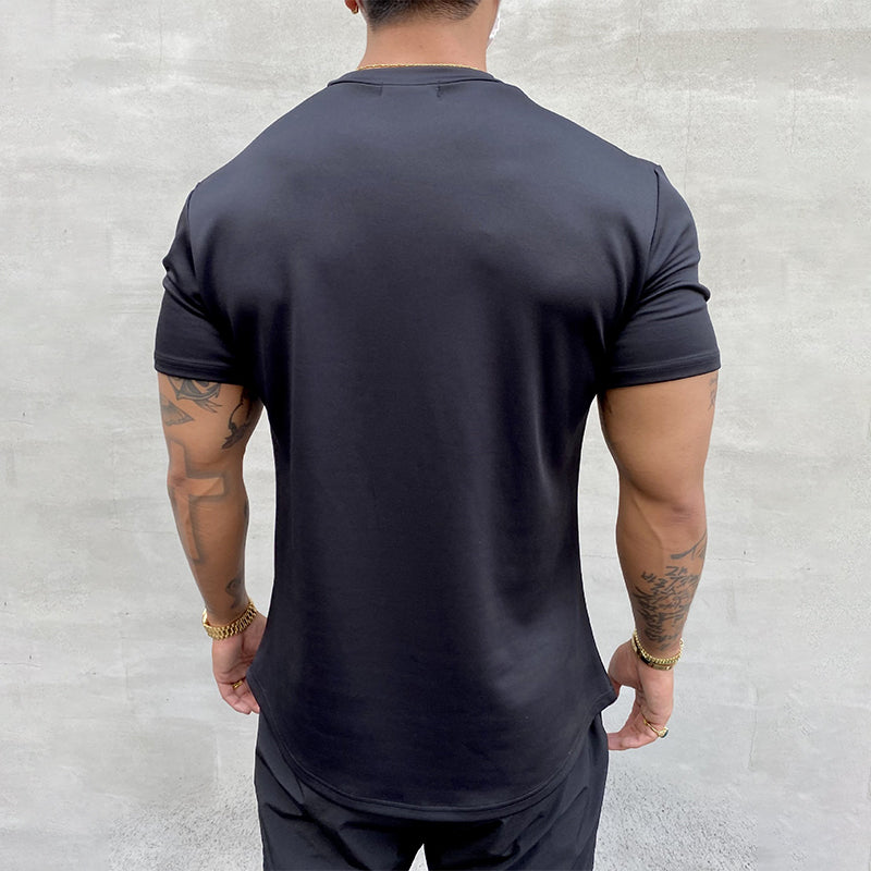 Pure Cotton Stretchy Sports T-shirt