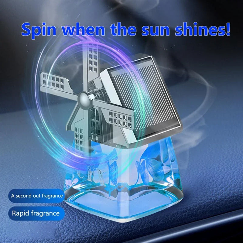 Windmill Design Solar Car Perfume