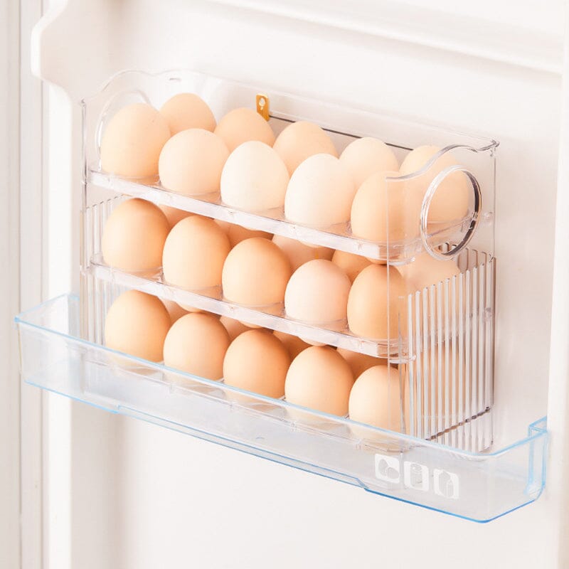 Automatic Flip Egg Storage Box