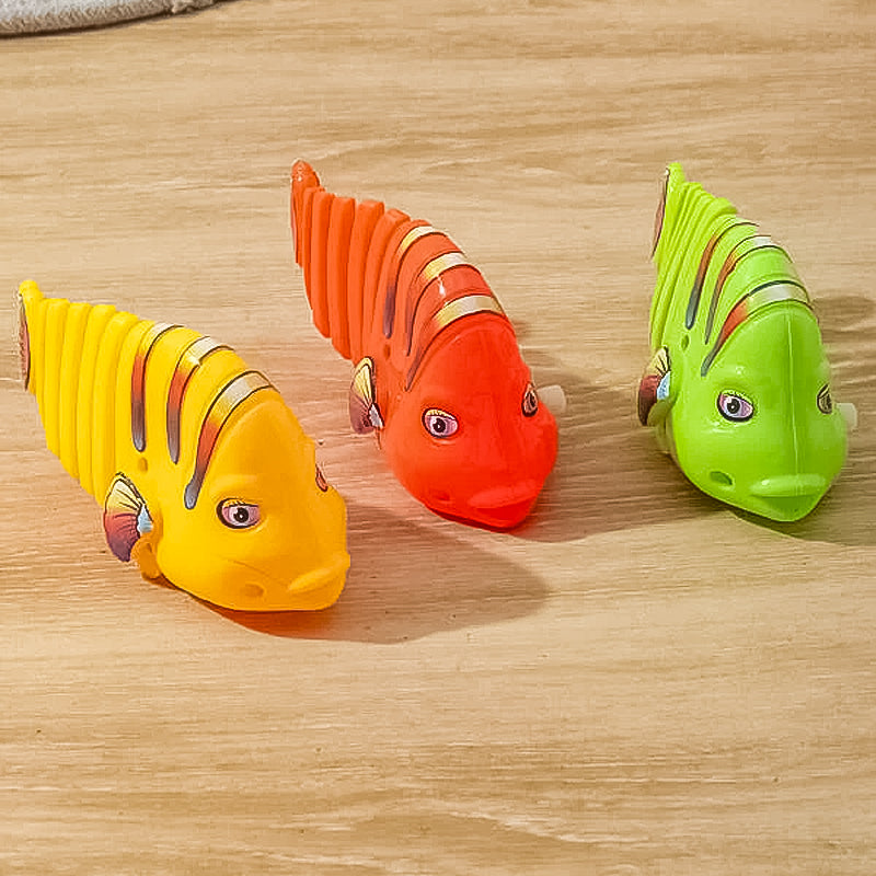 Clockwork Swinging Cartoon Fish Toys